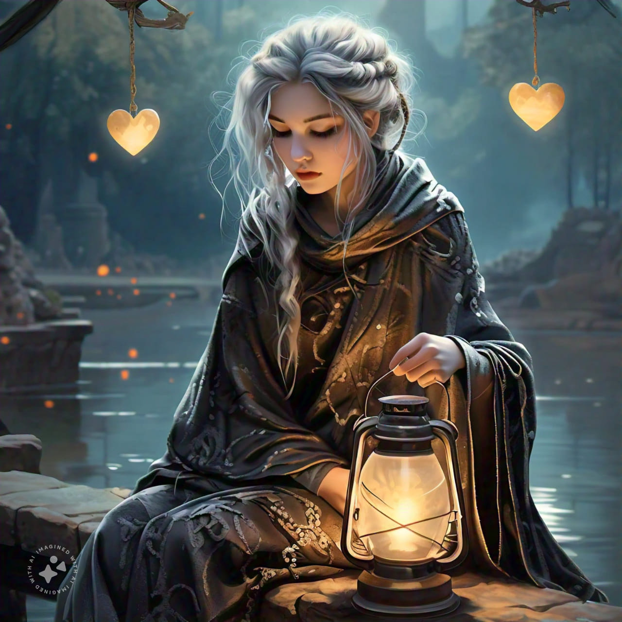 Dall E Prompt Melancholy Woman Reflects By Lantern Sweet Prompt Dall E Prompt Melancholy Woman Reflects By Lantern Sweet Prompt